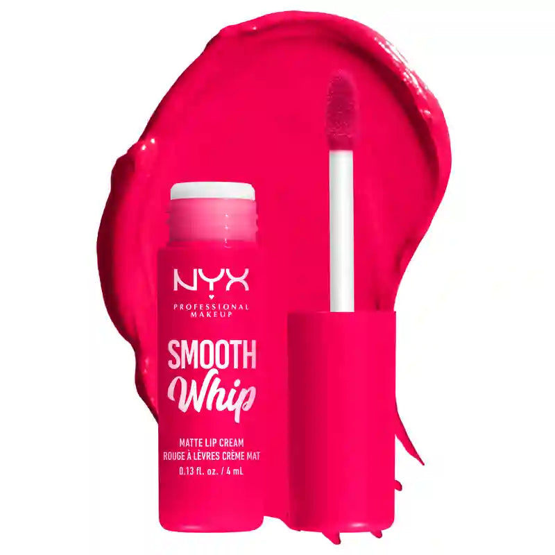 Nyx Smooth Whip Matte Lip Cream, rouge à lèvres liquide crémeux, mat, teinte Pillow Fight , 4 ml