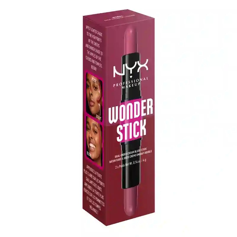 Nyx Wonder Stick Magenta. Fard à joues crème. Shade 04 Deep Magenta N Ginger , 1 pcs.