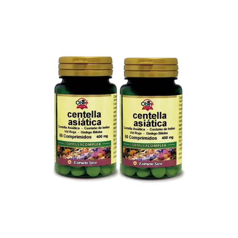 Obire Centella Asiatica Complex, lot de 2 x 60 comprimés