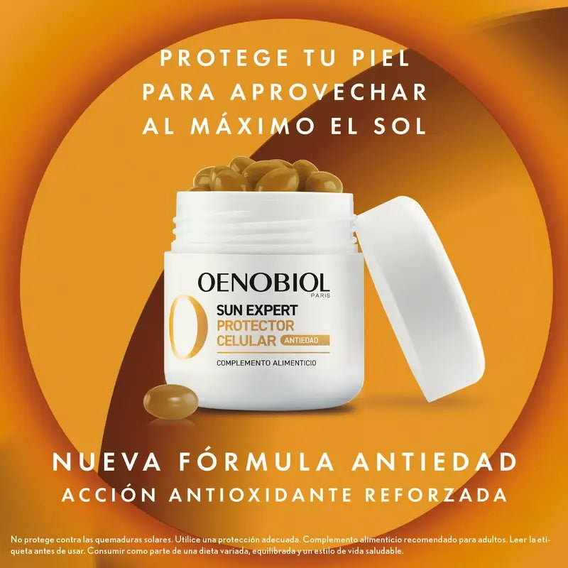 Oenobiol Sun Expert Autobronzant Anti-âge, 30 gélules