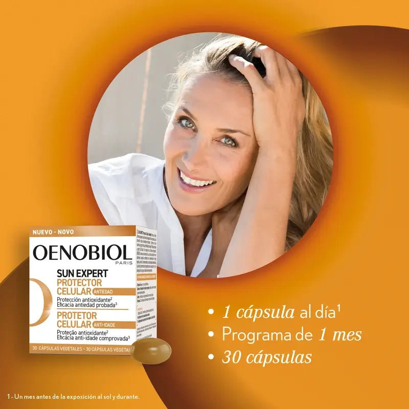 Oenobiol Sun Expert Autobronzant Anti-âge, 30 gélules