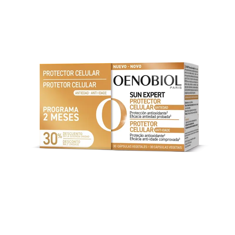 Oenobiol Sun Expert Autobronzant Anti-Age, 2x30 gélules