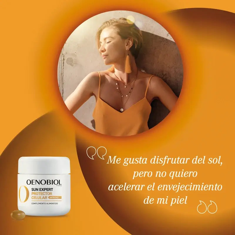 Oenobiol Sun Expert Autobronzant Anti-Age, 2x30 gélules