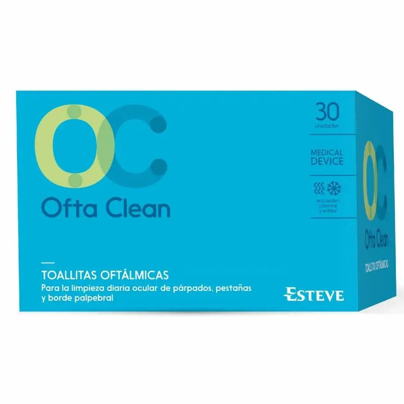 Oftaclean Ophthalmic Wipes, 30 Wipes