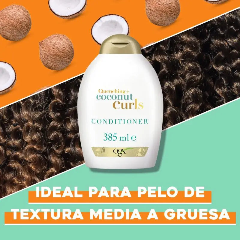 Ogx Acond Coconut Curly Hair Conditioner, 385 ml