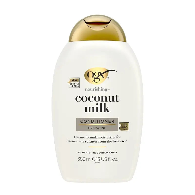 OGX Coconut Milk Conditioner, cheveux secs, 385 ml