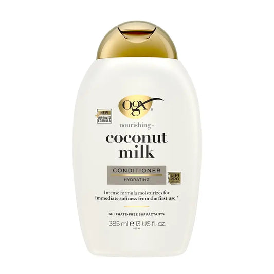 OGX Coconut Milk Conditioner, cheveux secs, 385 ml