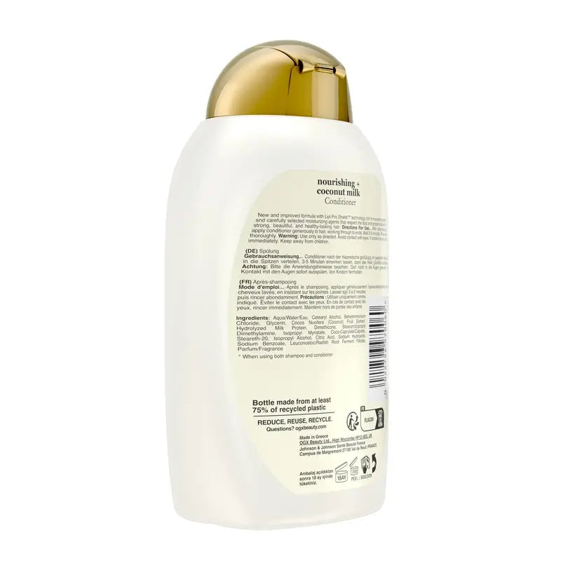 OGX Coconut Milk Conditioner, cheveux secs, 385 ml