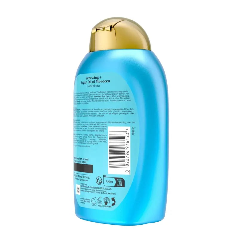 OGX Sulfate-Free Conditioner for Damaged Hair, Moroccan Argan Oil, Smoothes and Strengthens, 385 ml