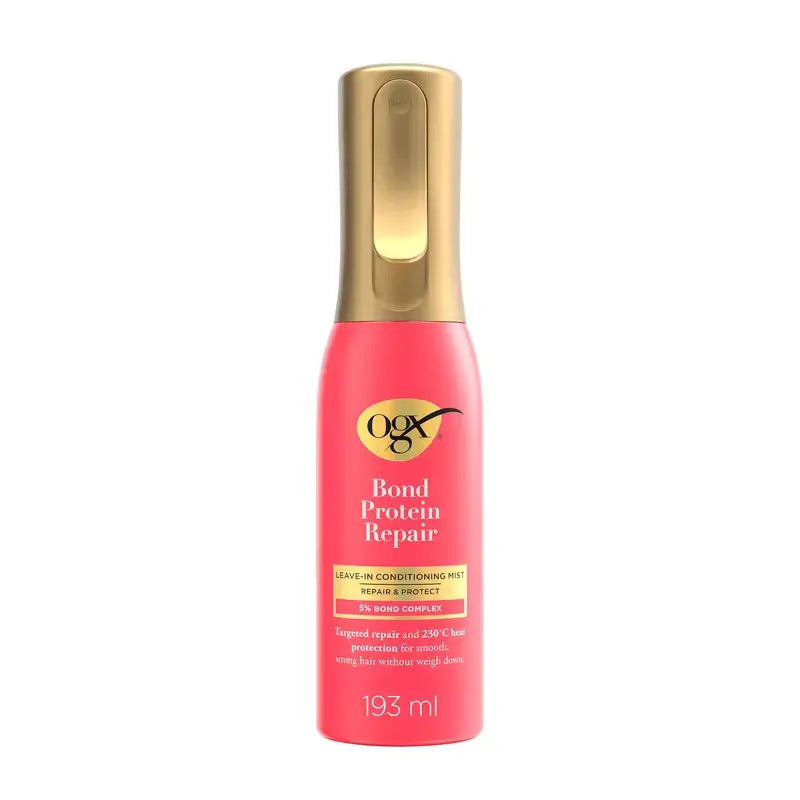 Ogx Bond Repair Leave-In Conditioner, spray de protection thermique, réparation des cheveux, 193 Ml