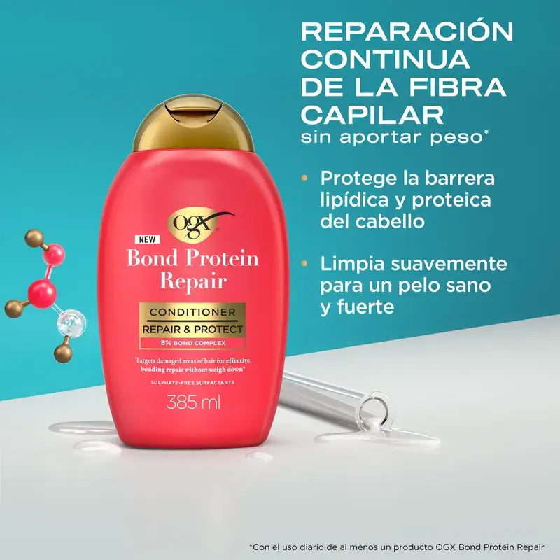 Ogx Bond Repair Conditioner, Conditionneur réparateur sans sulfate, 385 Ml