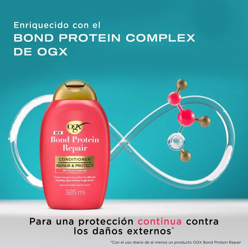 Ogx Bond Repair Conditioner, Conditionneur réparateur sans sulfate, 385 Ml