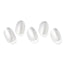 Ohora Gel Nails - Silver Chrome, 30 unités
