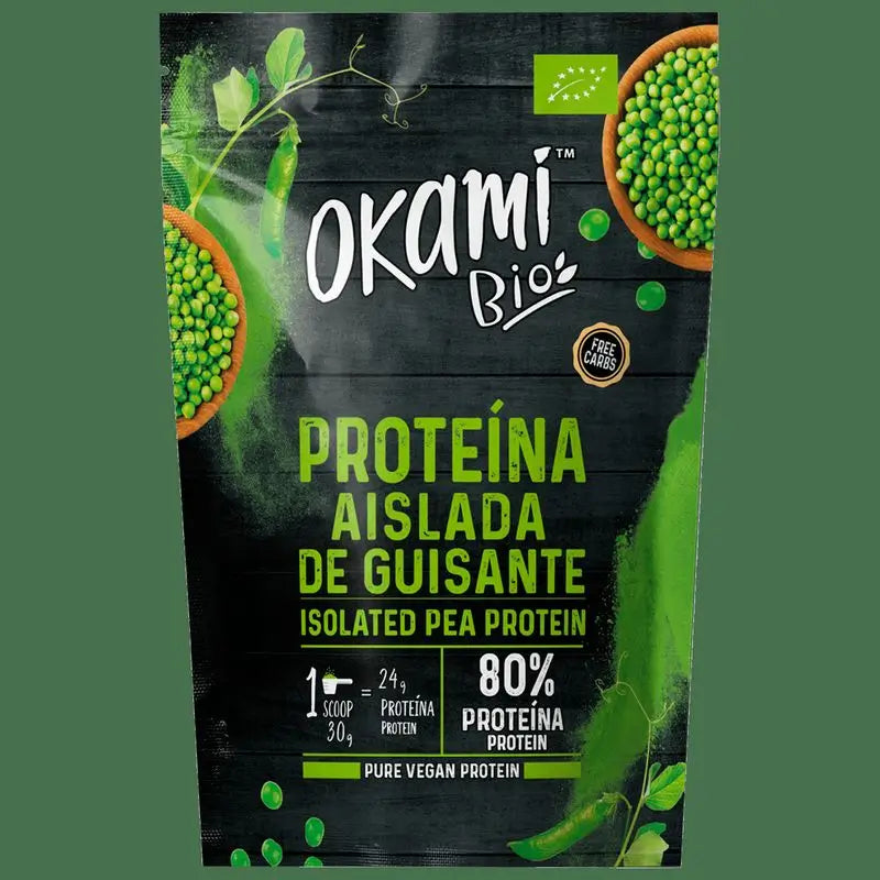 Okami Bio Isolat de Protéine de Pois 500Gr Bio Sg Vegan