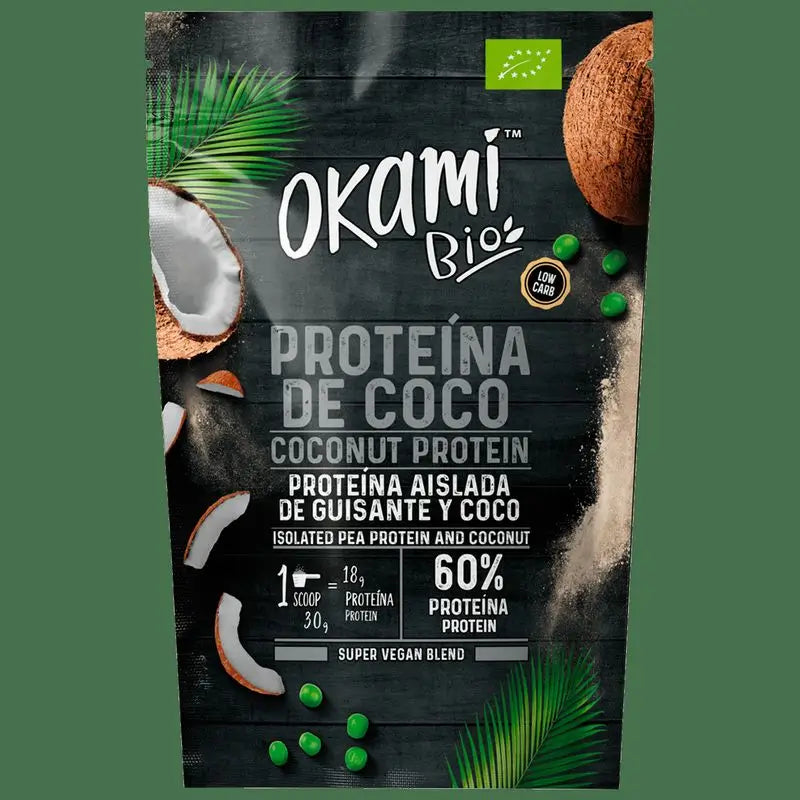 Okami Bio Pea & Coconut Protein 500Gr. Bio Sg Vegan