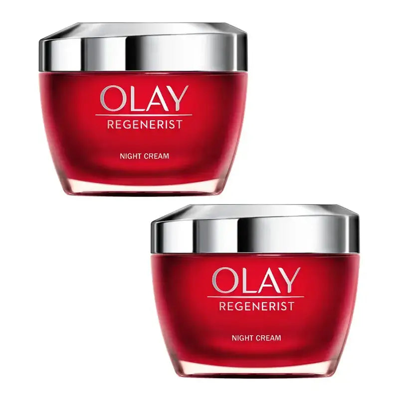 Olay Regenerist 3 Areas Night Cream, pack 2 x 50Ml
