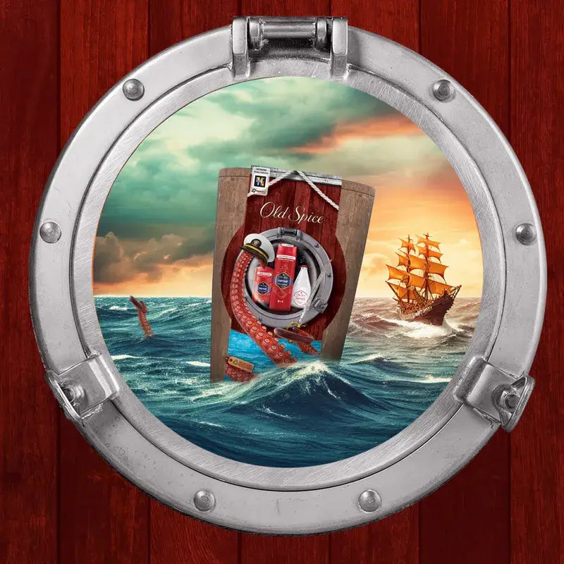 Old Spice Captain Barrel Coffret cadeau avec gel douche