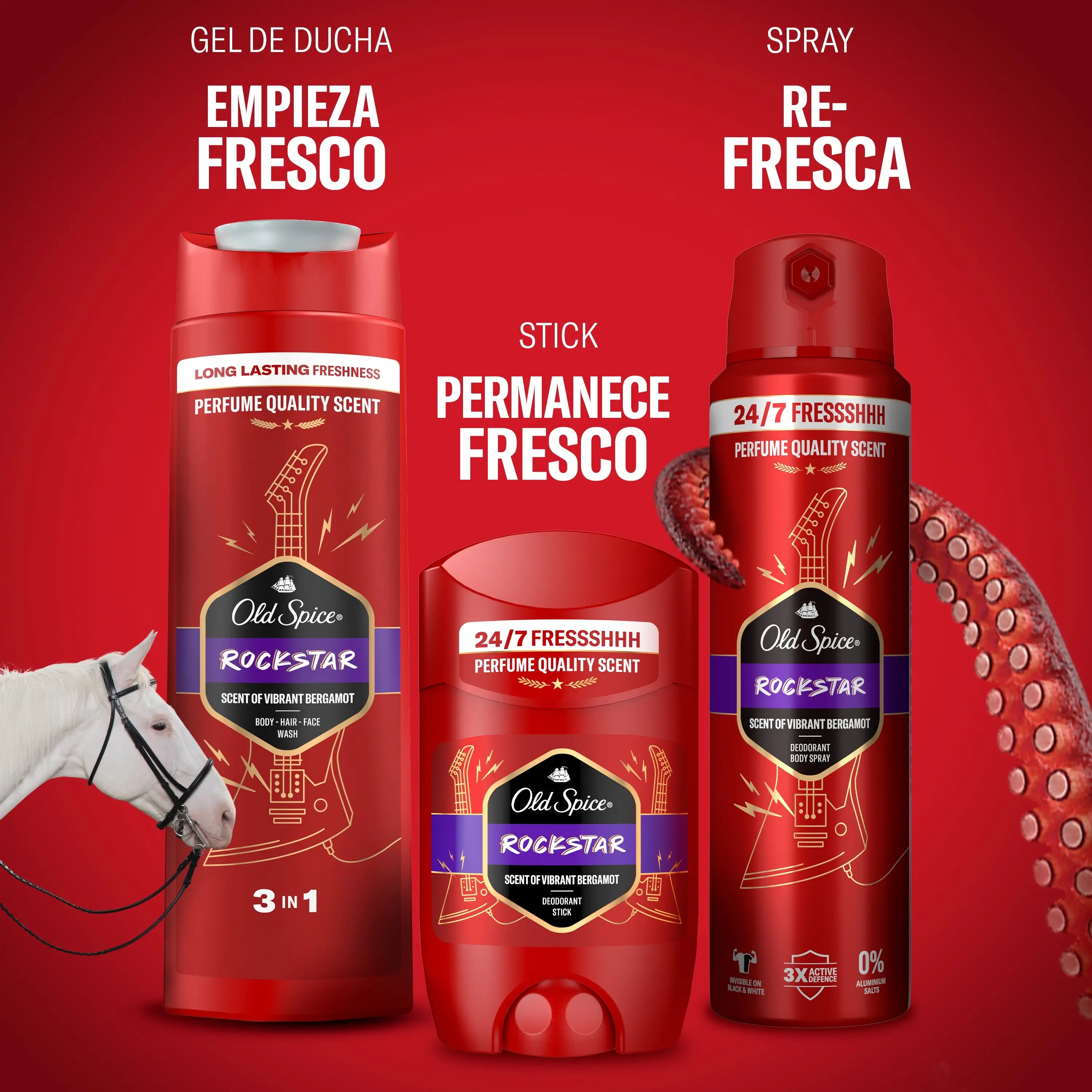Old Spice Old Spice Rockstar Déodorant en spray, 150 ml