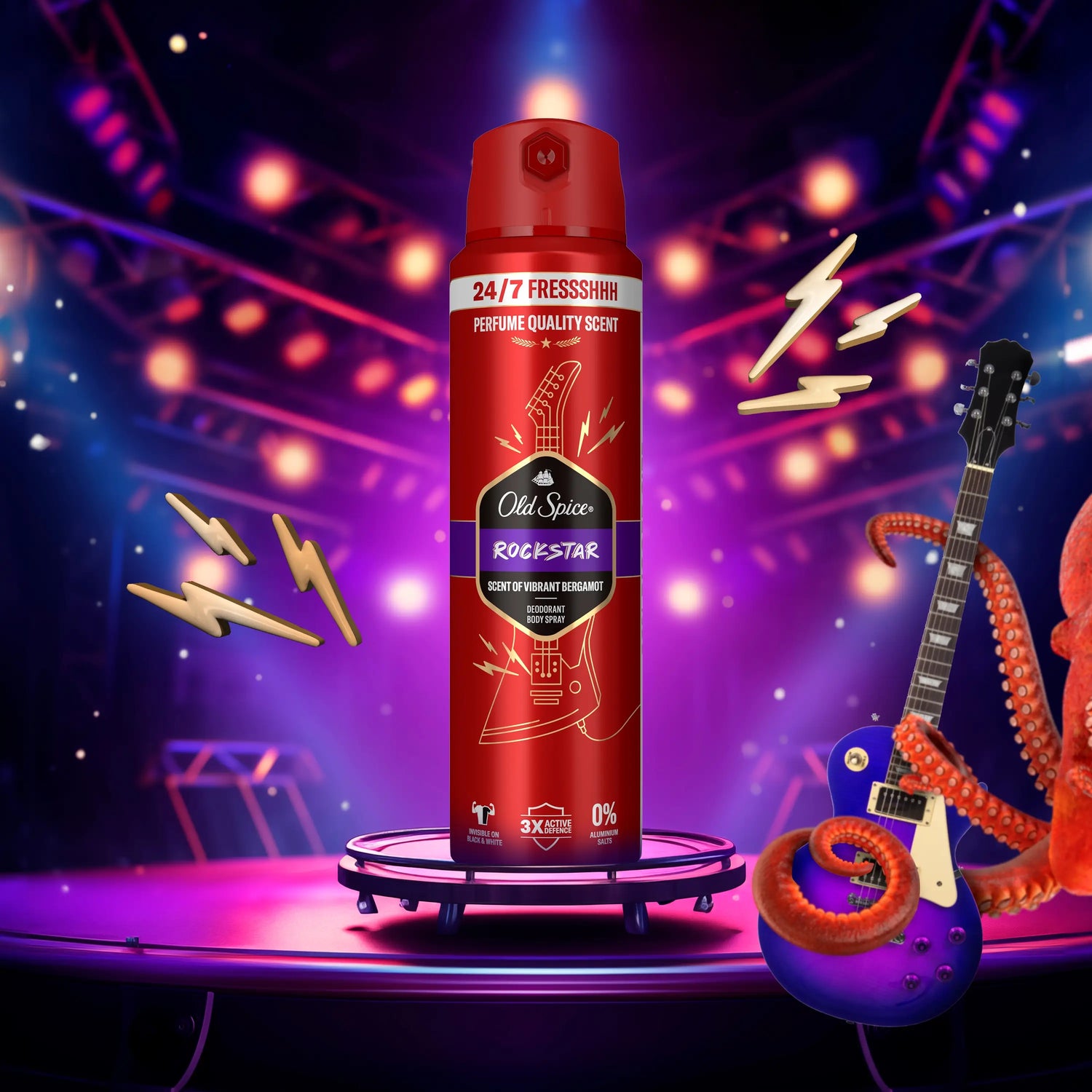 Old Spice Old Spice Rockstar Déodorant en spray, 150 ml