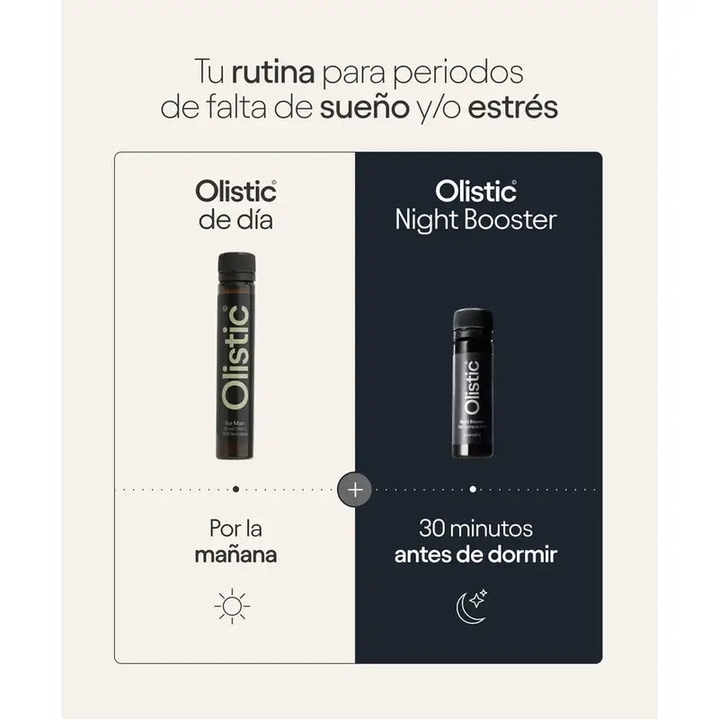 Olistic Night Booster + Olistic For Men 28 doses de 25 ml