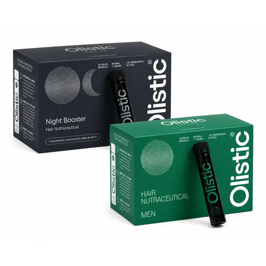 Olistic Night Booster + Olistic For Men 28 doses de 25 ml