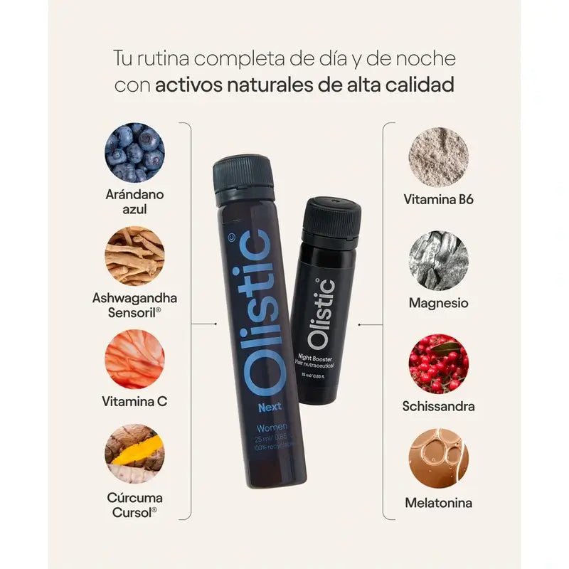 Olistic Night Booster + Olistic Next Women 28 flacons de 25 ml