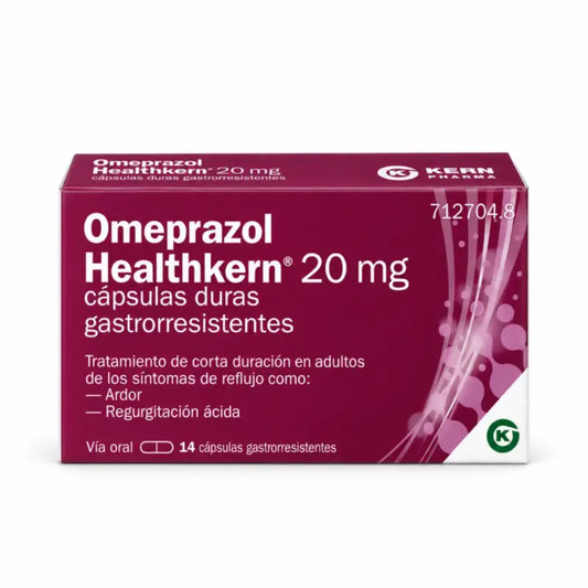 Omeprazole Healthkern 20 mg Plaquette thermoformée, 14 gélules gastro-résistantes