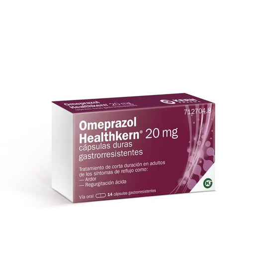 Omeprazole Healthkern 20 mg Plaquette thermoformée, 14 gélules gastro-résistantes