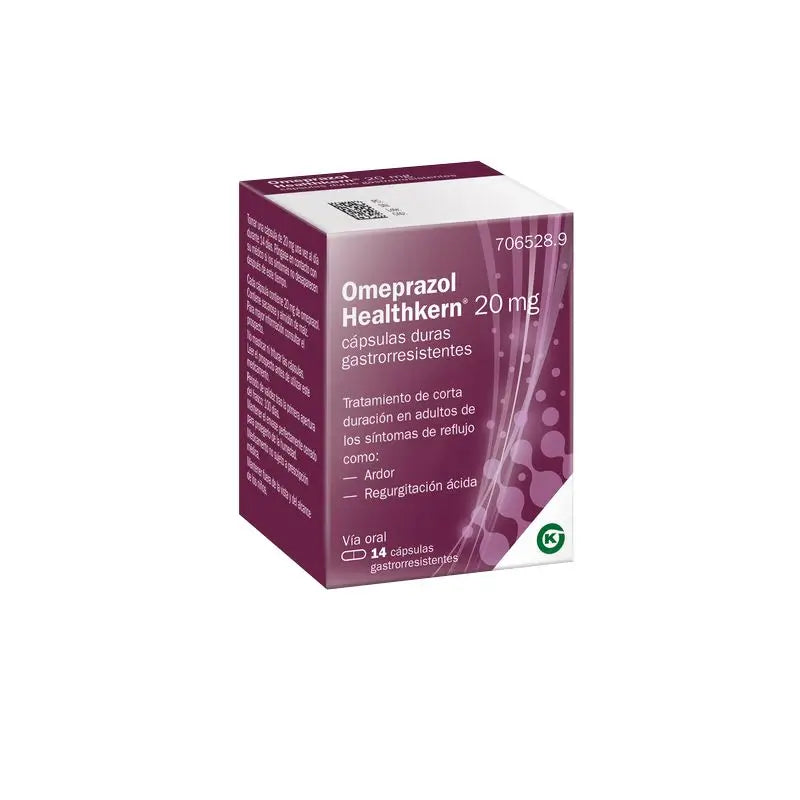 Omeprazole Healthkern 20 mg 14 gélules