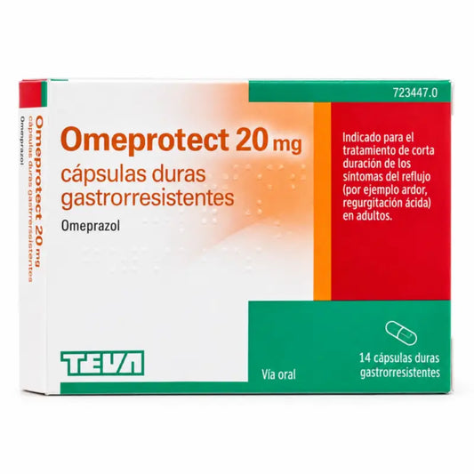 Omeprotect 20 mg Plaquette thermoformée, 14 gélules gastro-résistantes