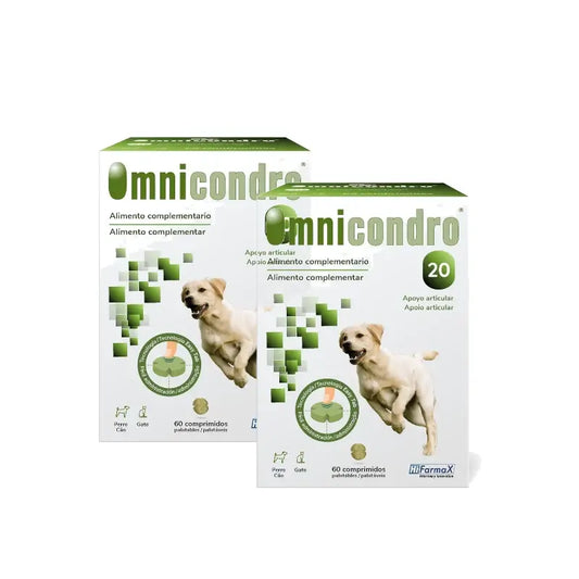 Omnicondro 20 Chondroprotecteur Chiens, 2X60 Comprimés