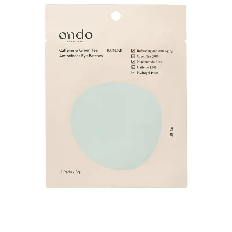 Ondo Beauty 36.5 Caffeine & Green Tea Antioxidant Eye Patches, 2 pcs.