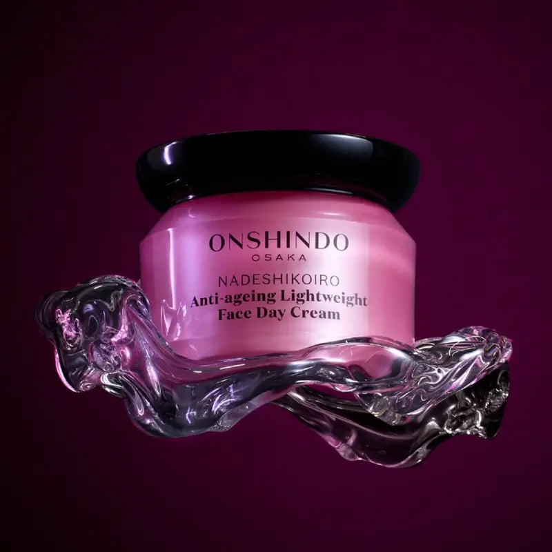 Onshindo Osaka Nadeshikoiro Crème de jour anti-âge pour peau grasse, 50 ml