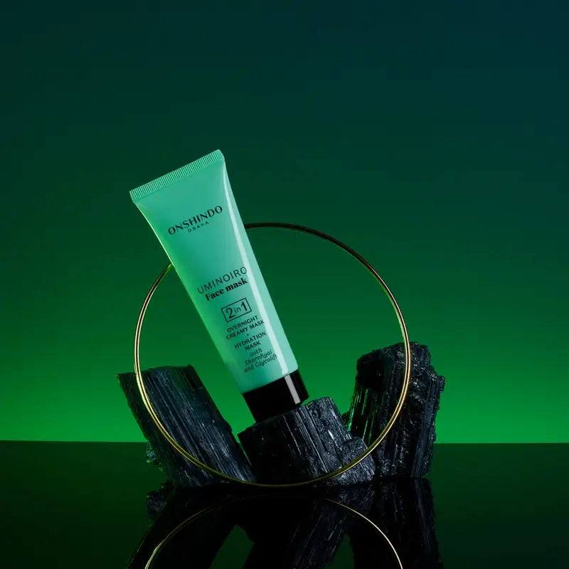 Onshindo Osaka Uminoiro Masque hydratant pour le visage, 75 ml