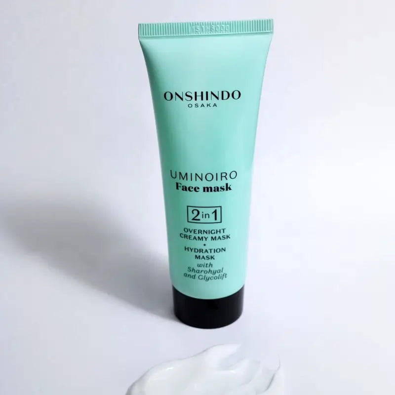 Onshindo Osaka Uminoiro Masque hydratant pour le visage, 75 ml