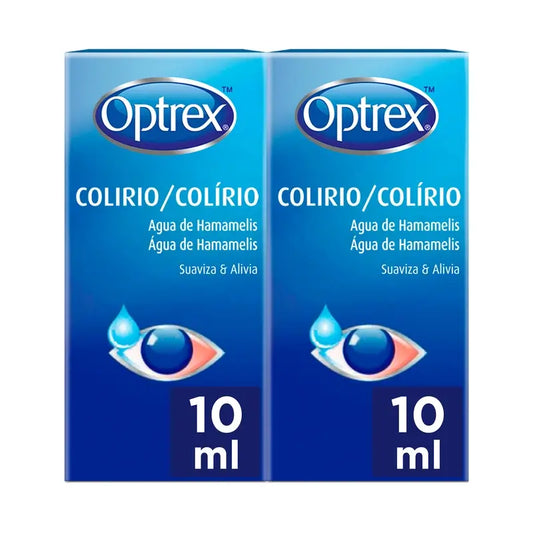 Optrex Gouttes oculaires à l'hamamélis Duplo 2x10 ml