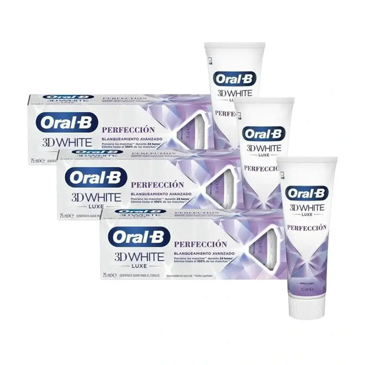 Oral-B 3Dwhite Luxe Perfection Dentifrice blanchissant 3X75 Ml
