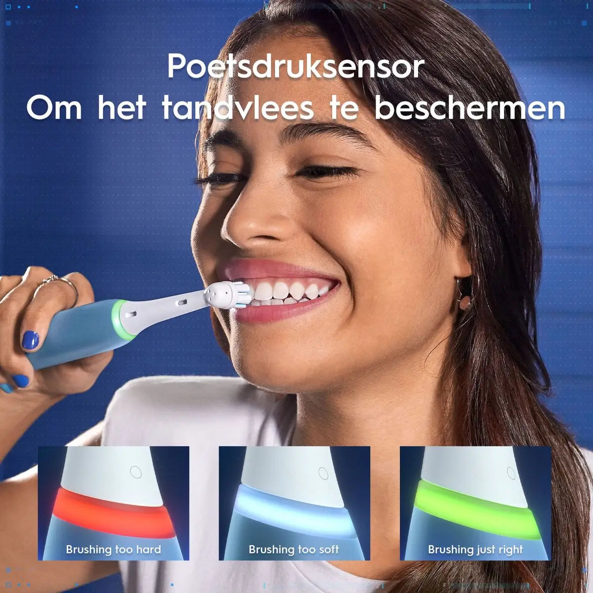 Oral-B Braun Brosse à dents électrique iO4 My Way Bleu