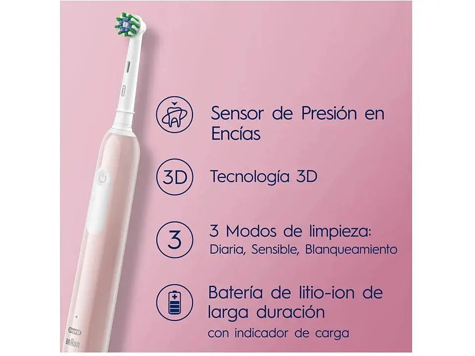 Oral-B Braun Brosse à dents électrique Braun Pro 1 rose