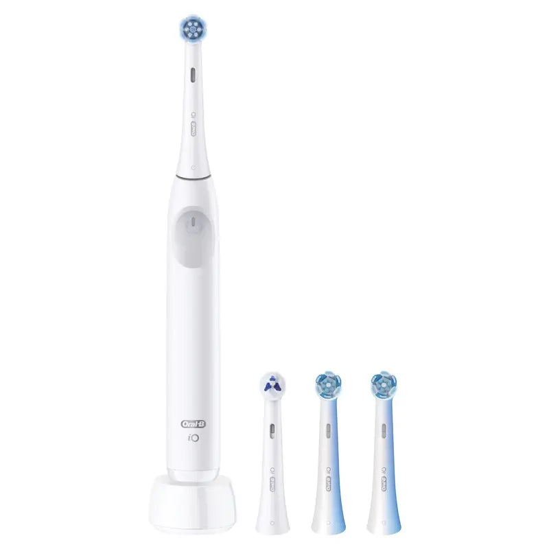 Brosse à dents électrique Oral B Braun Io2 White, 2 têtes de brossage, 1 paquet