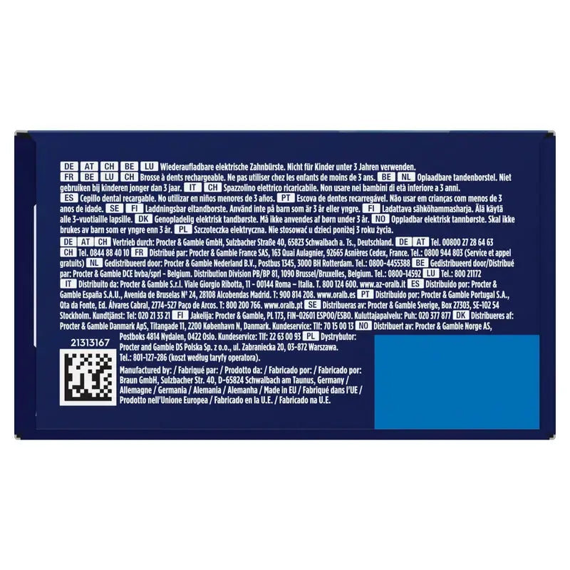 Brosse à dents Oral B Braun iO2 Stitch pour enfants