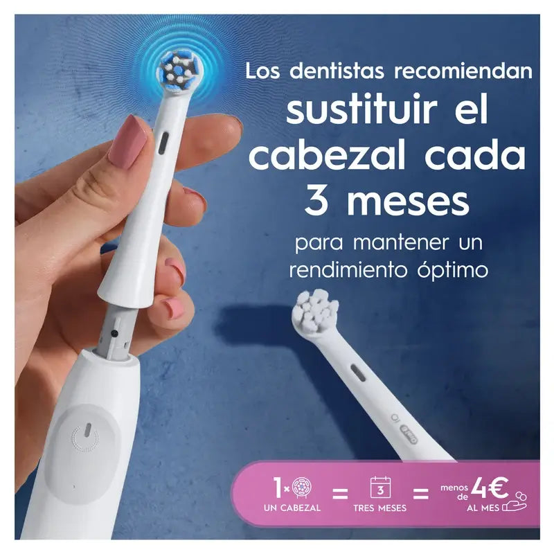 Oral-B Io Gentle Care Original Sensitive Gums Brosses rondes de remplacement, 6 pièces