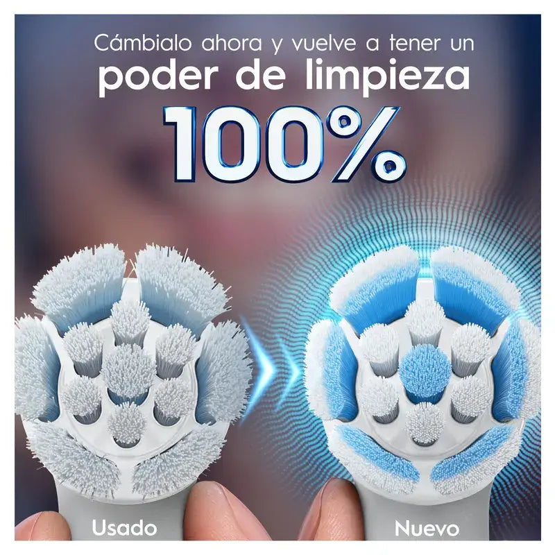 Oral-B Io Gentle Care Original Sensitive Gums Brosses rondes de remplacement, 6 pièces