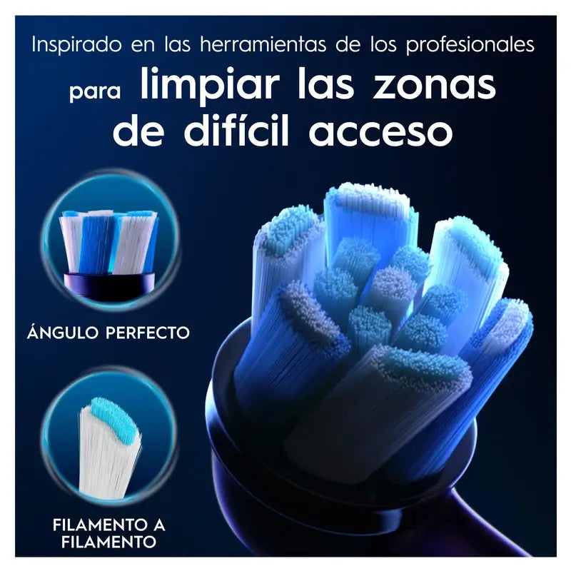 Tête de brosse de remplacement Oral B iO Ultimate Clean Black, 4 pièces