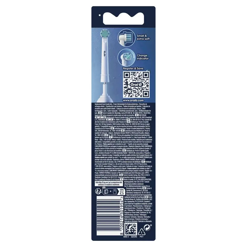 Oral-B Braun Kids Disney The Lion King Brosses de remplacement, 4 pcs.