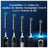 Oral-B Braun Cross Action Refill Black, 4 pcs.