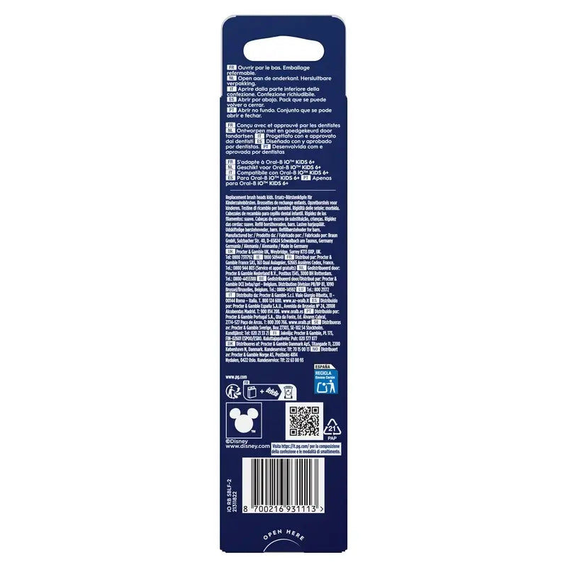 Oral B Braun Io Stitch Gentle Care Refill , 2 pièces