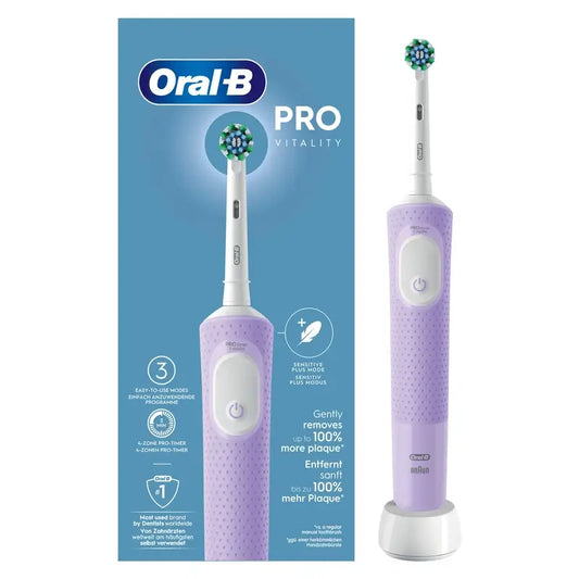 Oral-B Braun Vitality Pro Brosse à dents électrique Purple, 1 pièce