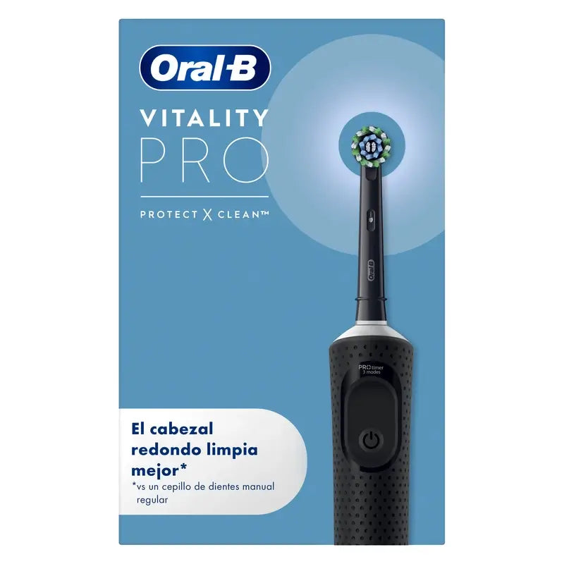 Oral-B Braun Vitality Pro Brosse à dents électrique noire, 1 pièce