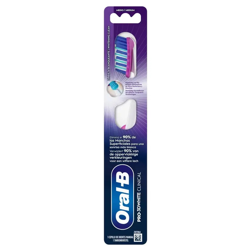 Oral-B Pro-3Dwhite Clinical 38 Medium , 1 unité